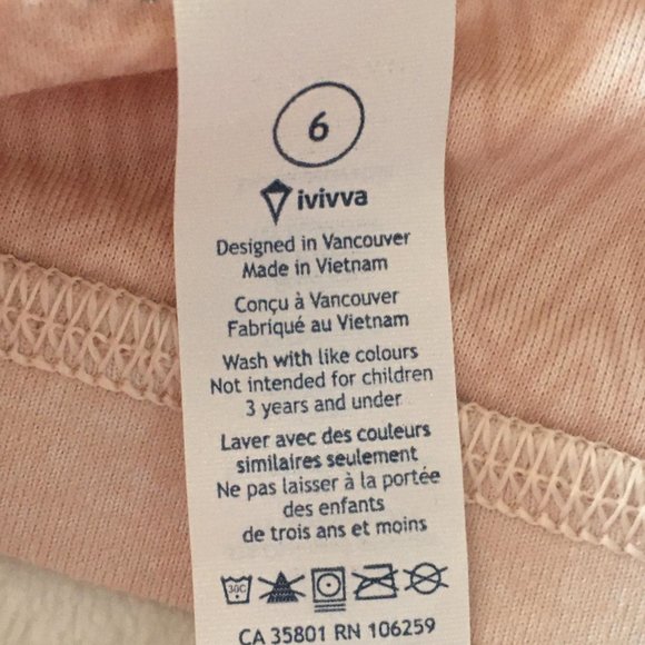 NWT Ivivva Cream Kids Everyday Flow Bra - Picture 2 of 4